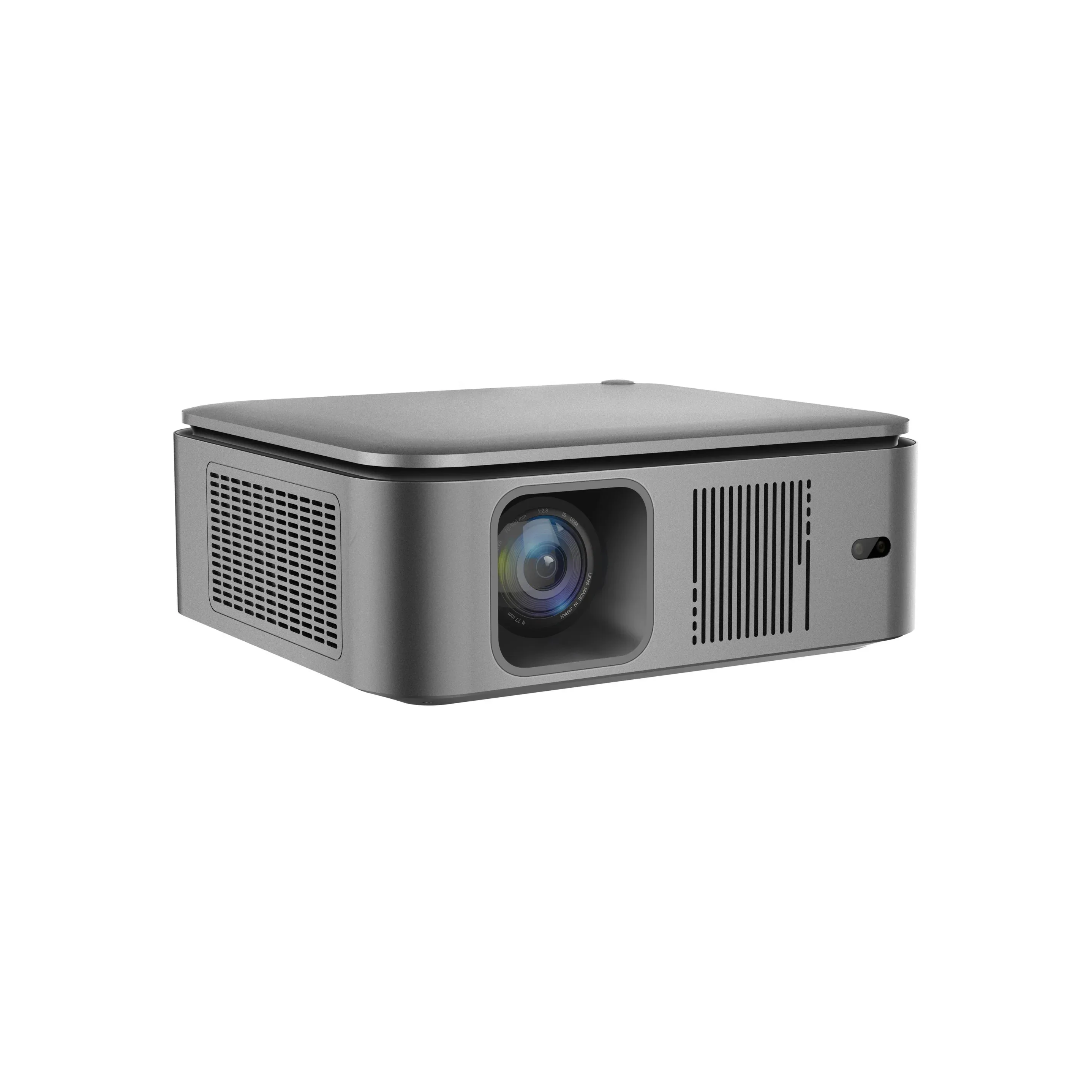 1080P Projector HD 8K Android10 HY500-ATV Version  LCD Metallic Grey and White 2GBuffer Memory 8G 16GB Storage