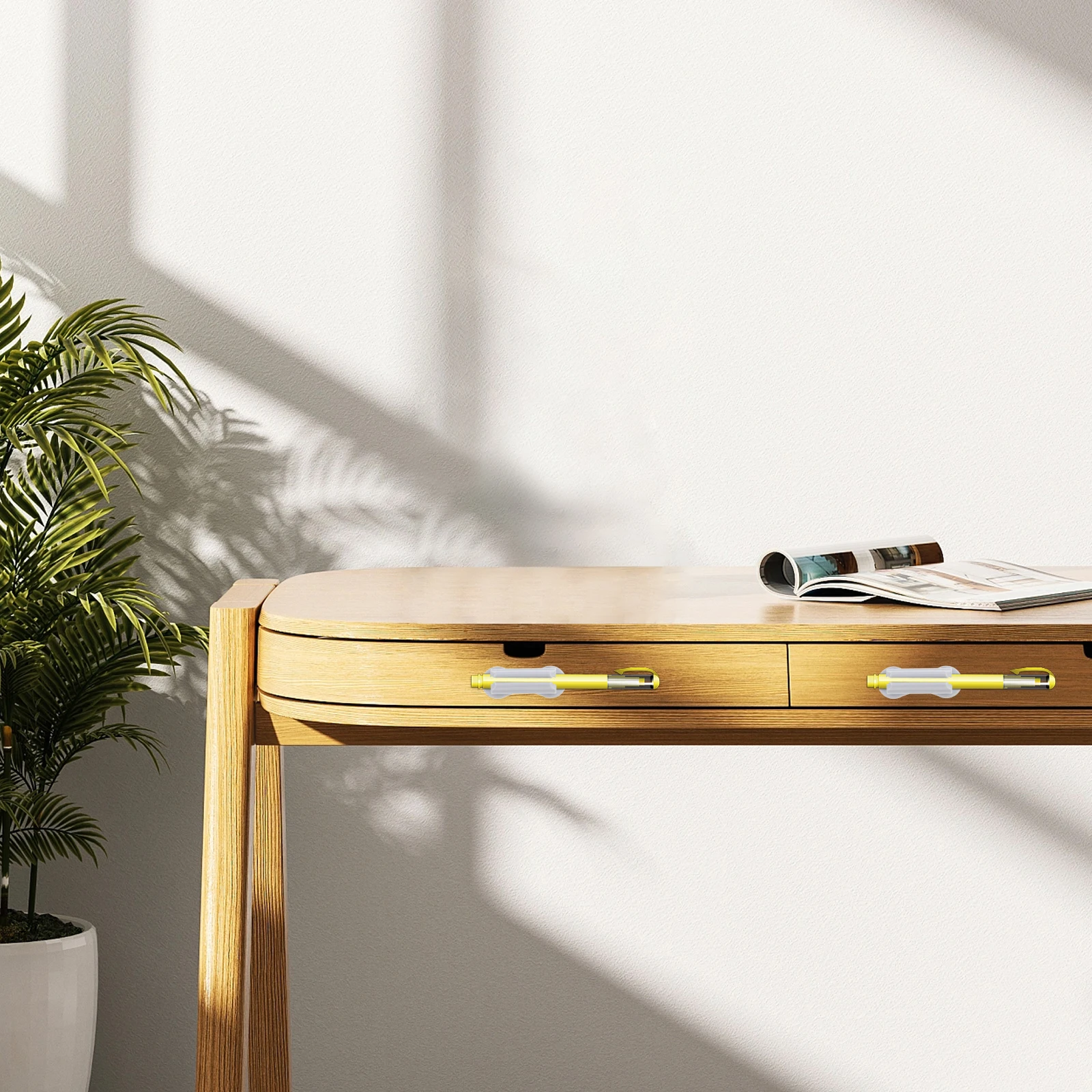 

6Pcs Silicone Pen Holder Adhesive Pencil Clip Durable Soft Organizer for Desk Classroom Office Use Silicone Pen Holder