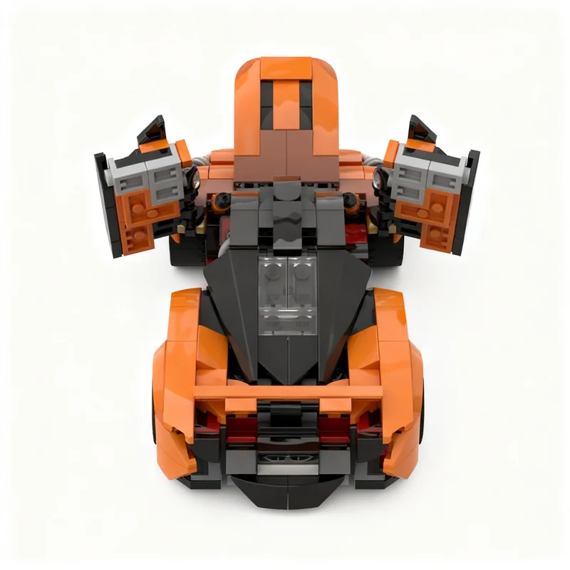 334 pièces MOC McLarenesd City Champions Modèle de construction en blocs Architecture Cadeaux de Noël Idées de jouets Éducation Briques créatives Enfants