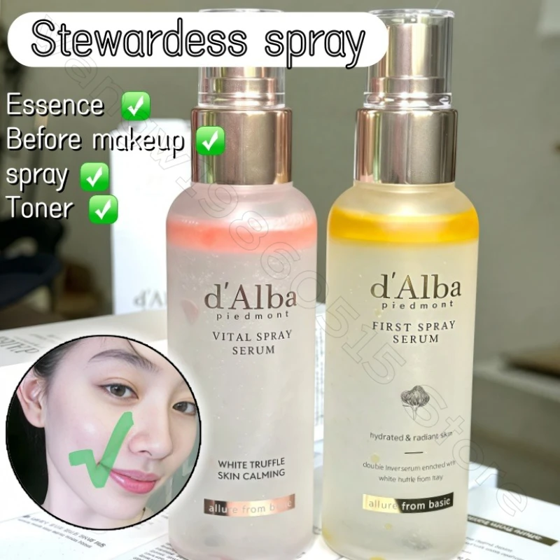 White Truffle/Rose Dew + Vitamin E Spray Essence 100ml Light Facial Moisturizer Stewardess Same Spray Essence Water