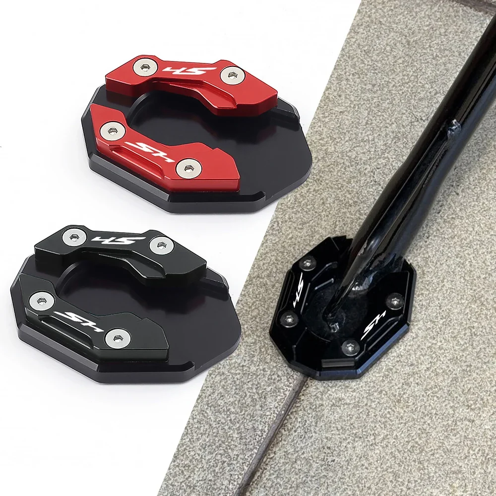CNC Kickstand Cover For HONDA SH 125 150 300 I 350 Side Stand Enlarge Pad Motorcycle Accessories SH125 SH300 SH150 SH350