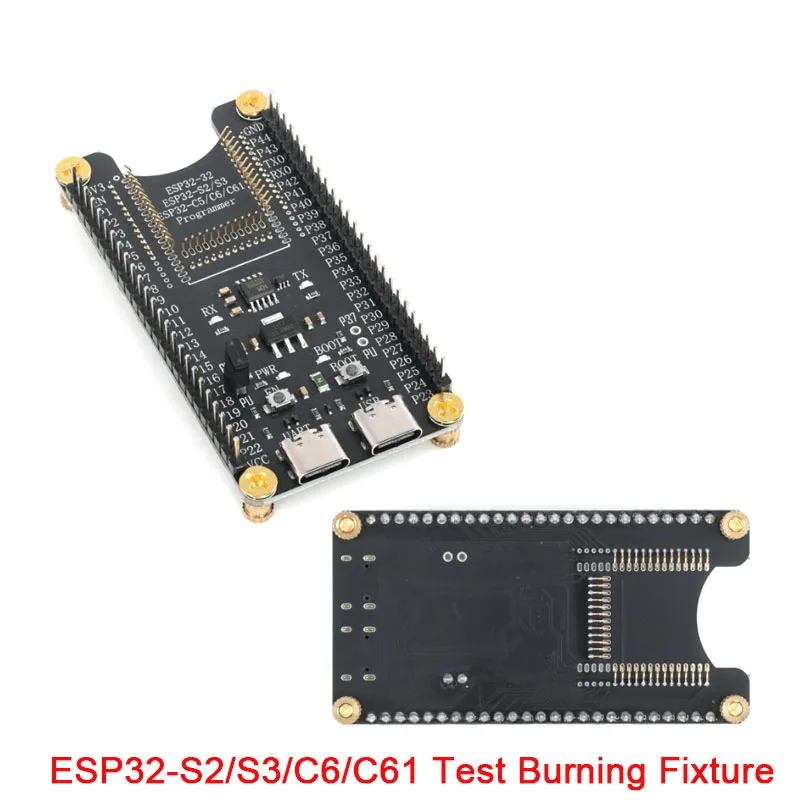 Test Burning Fixture Tool ESP32 ESP8266 ESP8684 ESP8685 ESP32-S3/S2/C6/C61/SOLO-32 ESP-01/07/12F/04C Download Programmer Socket