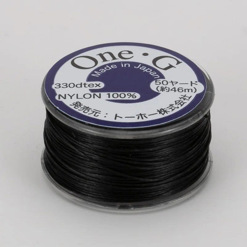 One-G Beading Thread 100% Original Made In Japan 330Dtex 46Meters/Roll  Nylon Thread For Needle Work