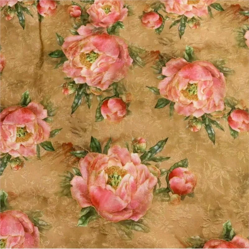 O novo tipo de tecido estampado de fios de casca com aroma de tinta yunsha