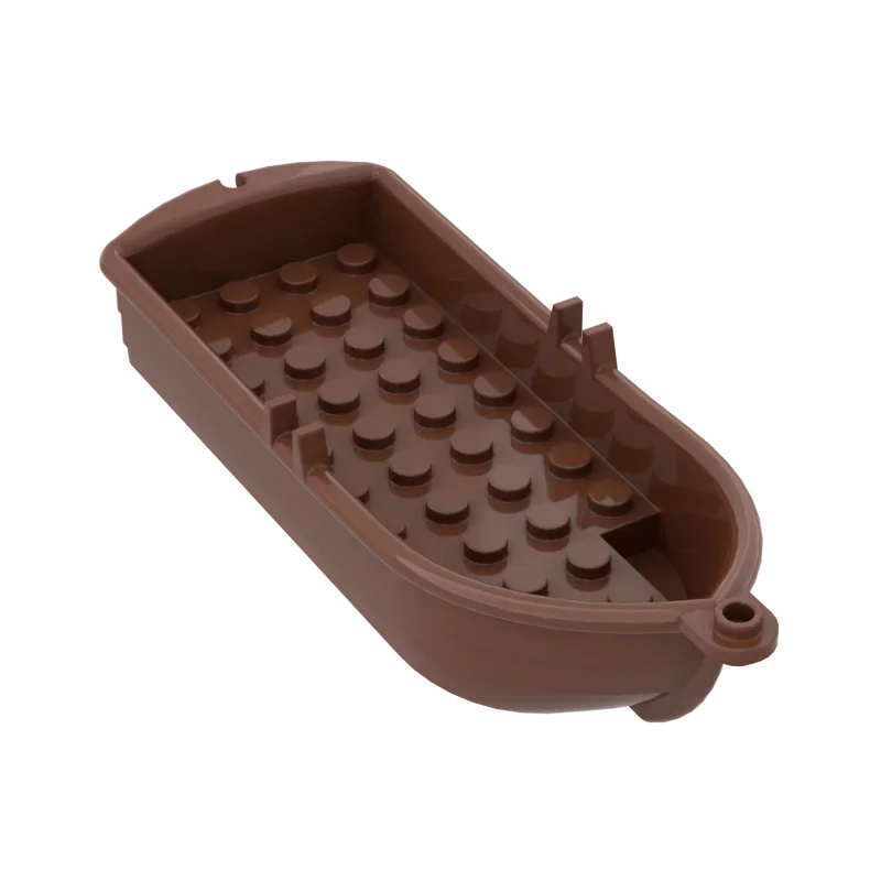 MOC drewniana łódka kajakarstwo, techniczna scena uliczna kreatywność, zabawki edukacyjne DIY, prezenty urodzinowe, 6021, 29110, 2551, 1 sztuka