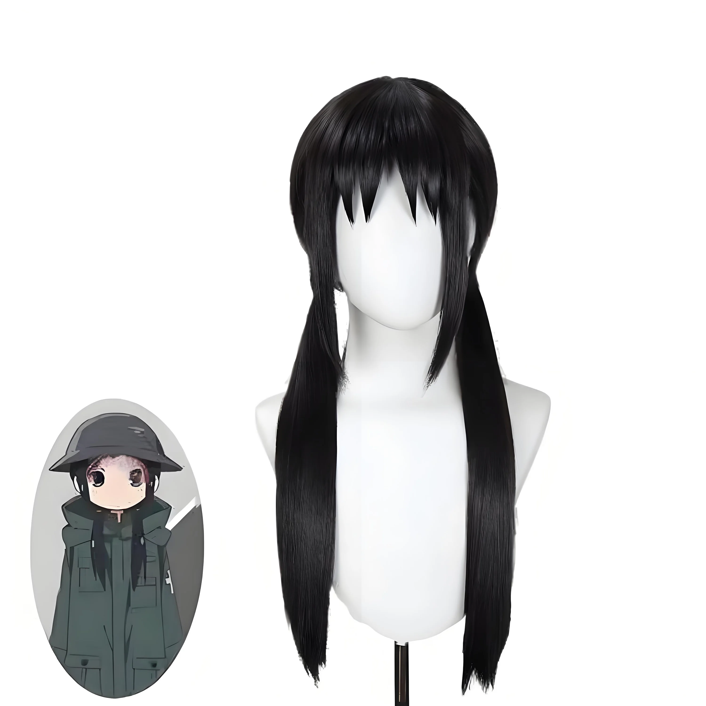 

Heat Resistant fiber wigs Cosplay Wig for Shoujo Shuumatsu Ryokou Girls Last Tour Chito