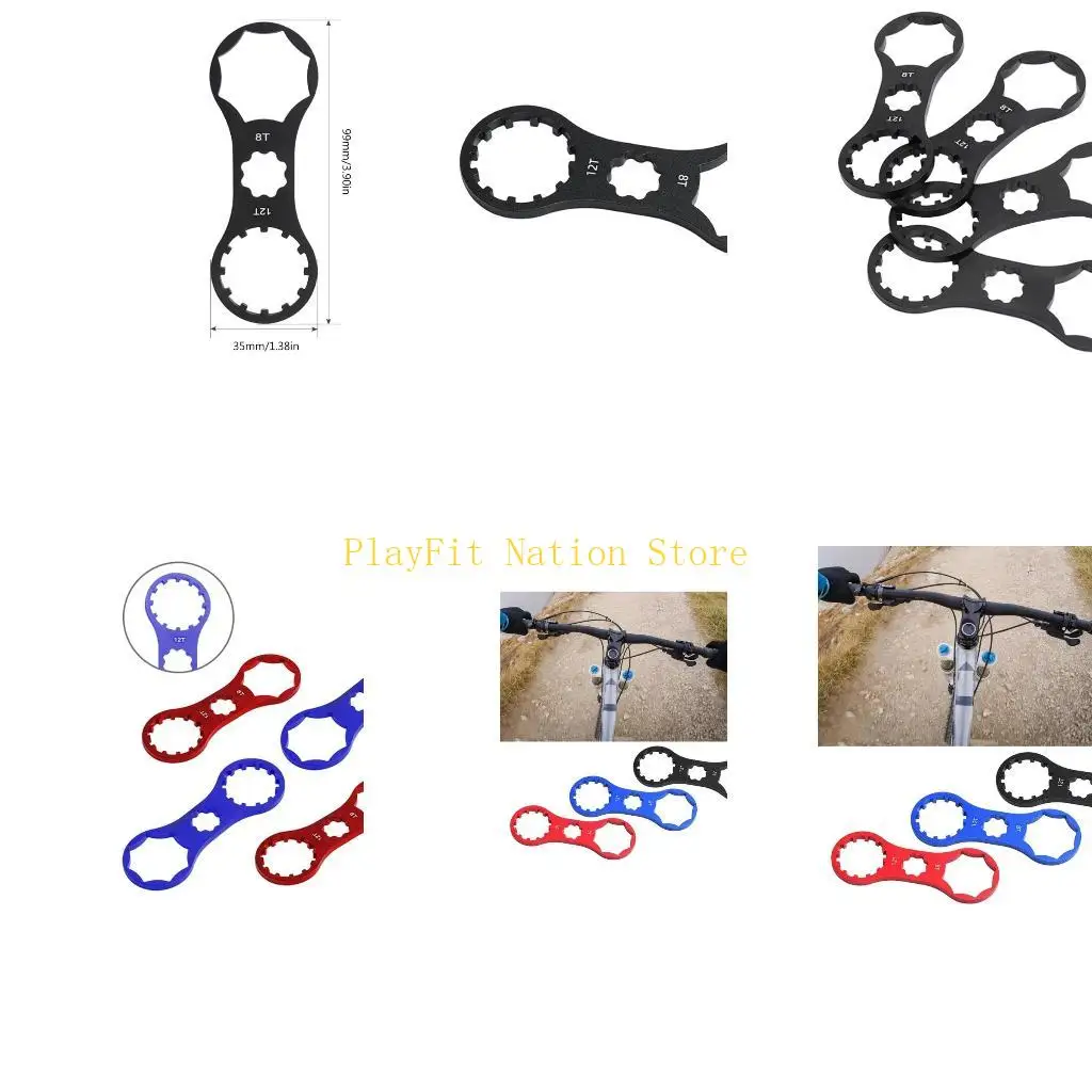 

242F Ключ для деталей горного велосипеда Вилочный ключ для снятия и установки колпака передней вилки