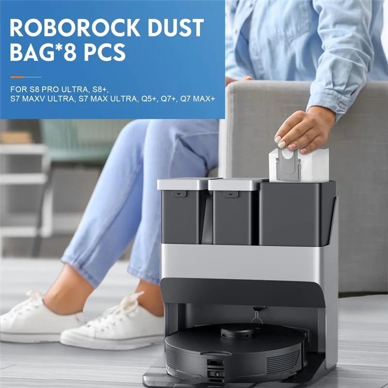 

Parts Accessories Kit For Roborock S7/S7+/S7 Plus S7 Maxv S7 Pro S7 Maxv Ultra Vacuum Cleaner Accessory Set Vacuum Bag Rag