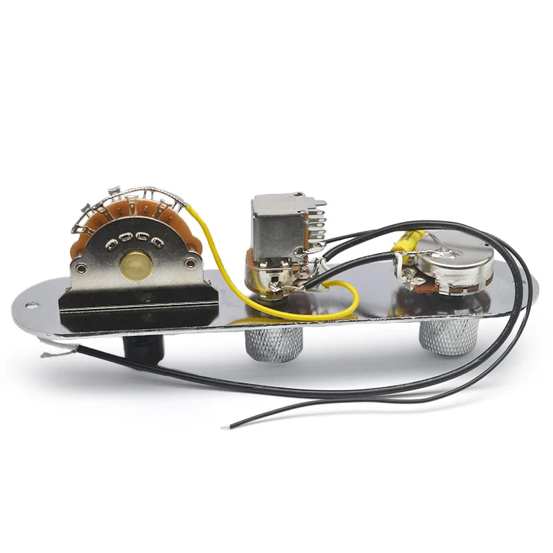 Push/Pull 250K Pots TL Style Guitar Prewired Control Plate Harness, Blade Switch Coil Splitting Circuit, Vintage Guitar Parts