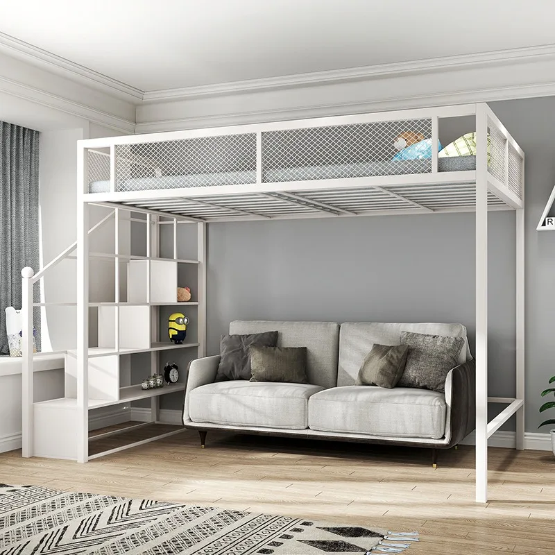 -ForModern Single Custom Queen King Dorm Erwachsene Student Metallbettrahmen Erwachsene Hochbett Schule Zuhause Hotel Hostel Verwenden Sie Etagenbett &