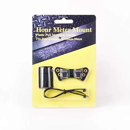 Imagem -05 - Runleader Universal Hour Meter Nylon Suporte de Montagem Usado para Hour Metervibration Meter Tacômetro Preto