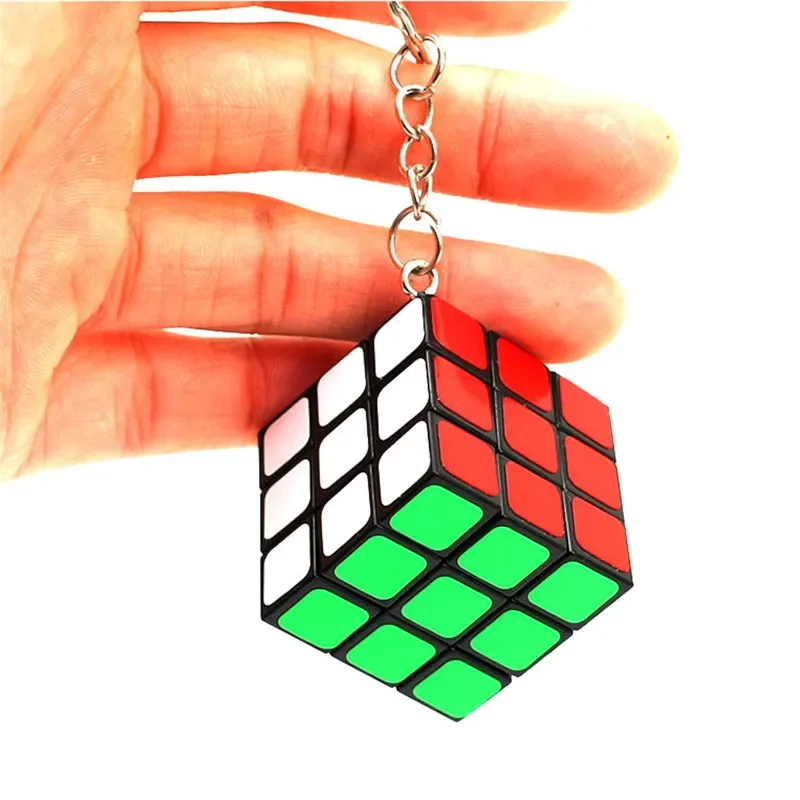 Magic Cube Keychain Professional 3x3x3 Speed Puzzle  Pendant Mini   Toys Kids Education Learning Gift