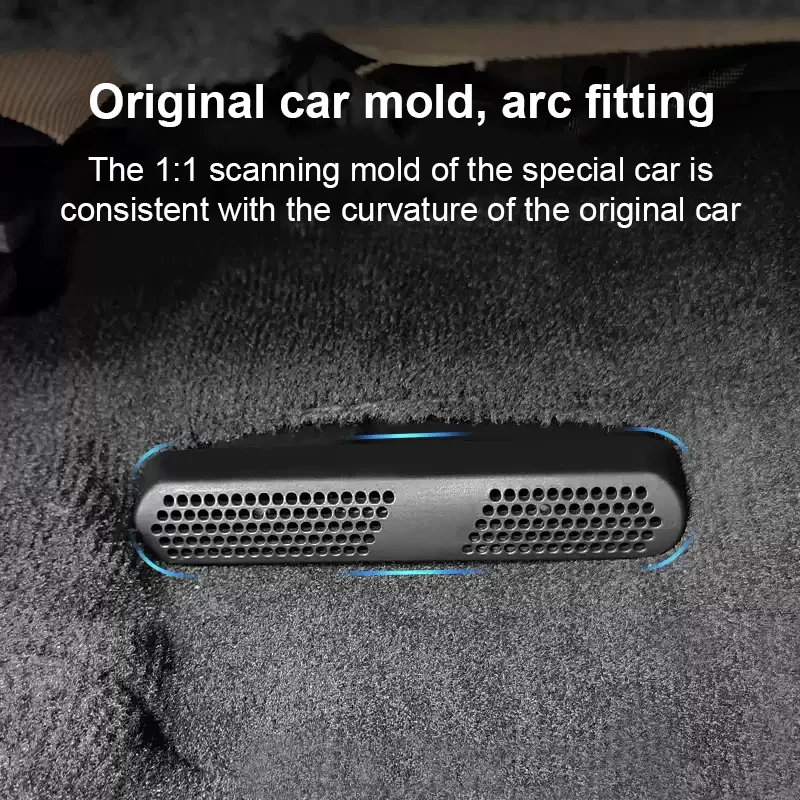 

For Ford Bronco 2021 2022 2023 2024 2025 Air Outlet Cover Rear Under Seat Conditioner Vent Grilles Car Exhaust ABS Accessories