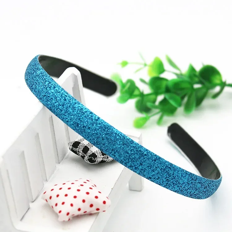 2023 Fashion Solid Female Glitter Hair Bands for Girls Simple Hair Hoop Hairbands Headbands Kids Gifts Headwear Hair Accessories