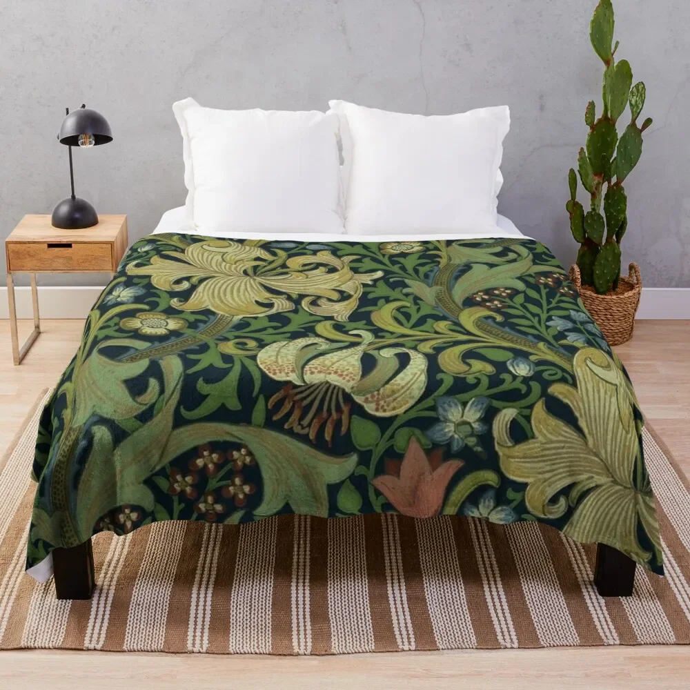 

william morris Throw Blanket Luxury Brand Beach Moving Blankets