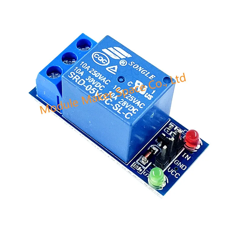 5 V Low Level Trigger Ein 1-Kanal-Relaismodul DC AC 220 V Schnittstelle Relaisplatine Schild LED-Anzeige für Arduino