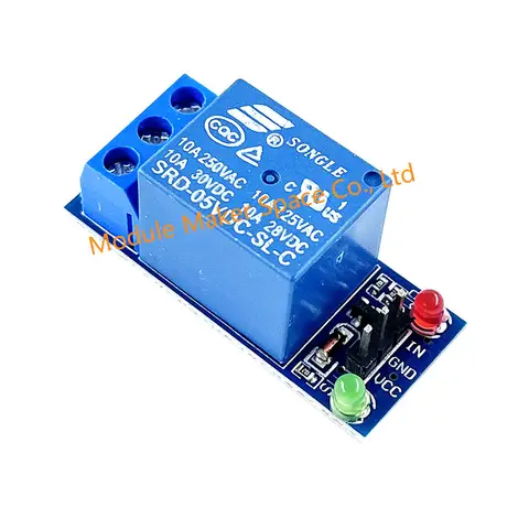 Déclencheur de bas niveau 5V, Module de relais à 1 canal, Interface DC AC 220V, bouclier de carte de relais, indicateur LED pour Arduino