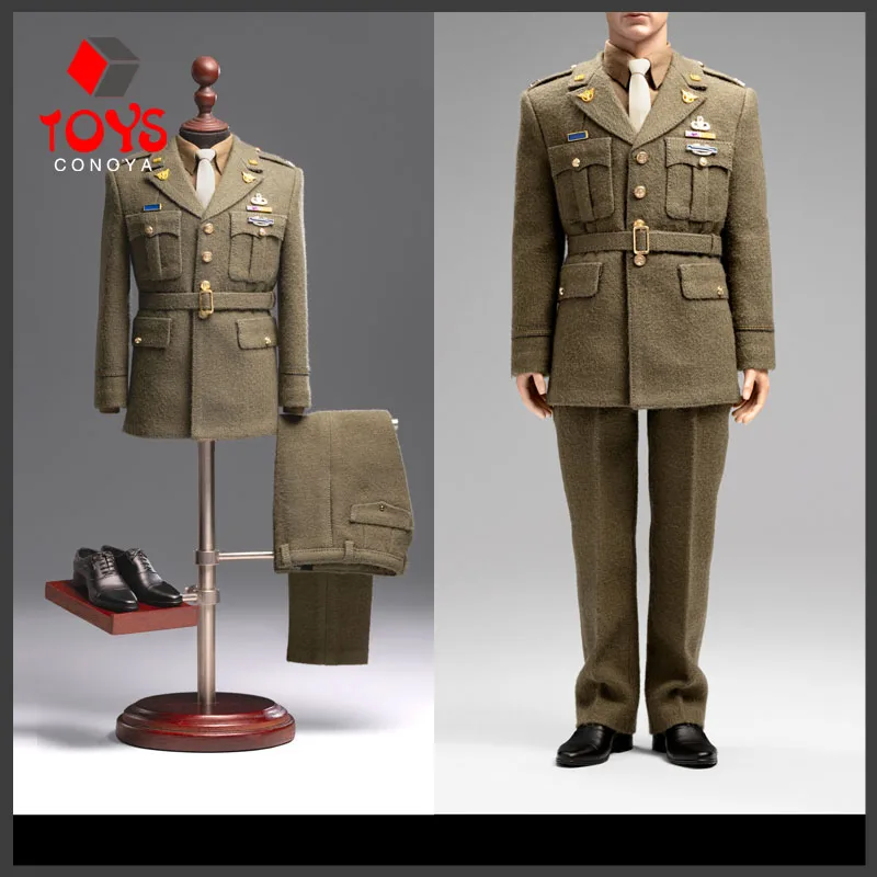 

POPTOYS X40 1/6 Captain Uniform Suit Clothes Model Fit 12-inch AL100046 Male Soldier Action Figure Body Dolls