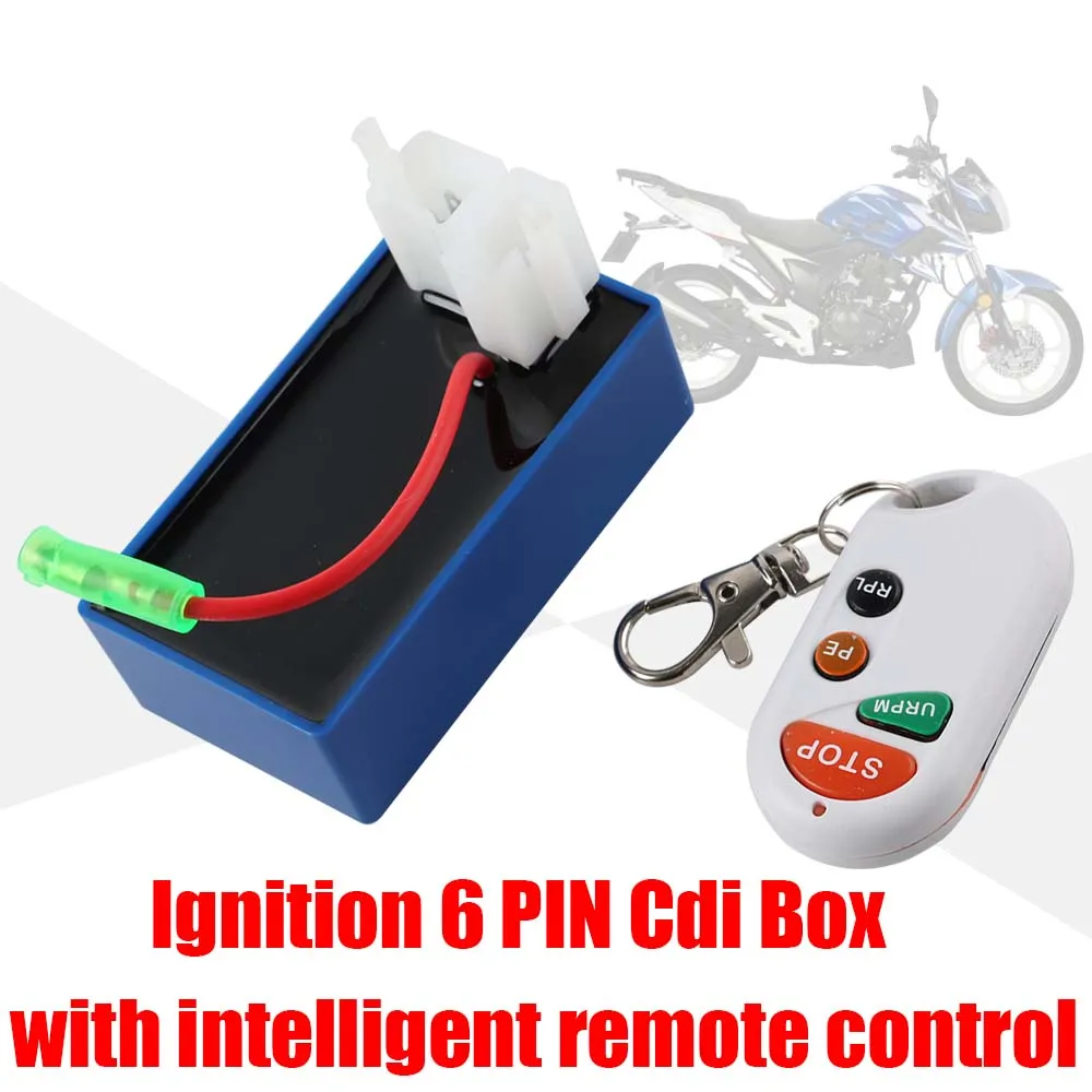 

For Italika 170Z 250Z Motorcycle Racing Ignition 6 PIN Cdi Box RT200 RT250 DM250 CG200 EX200 With Intelligent Remote Control CDI