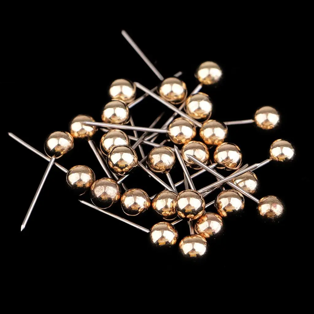 Plastic Map Tacks Round Head Push Pins Durable Marking Pins for Office Notice Board and Map Location