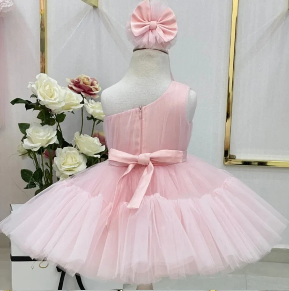 Lovely Flower Girl Dresses Kids Evening Gowns for Wedding Party First Communion Dresses Princess Appliques Vestido Comunion