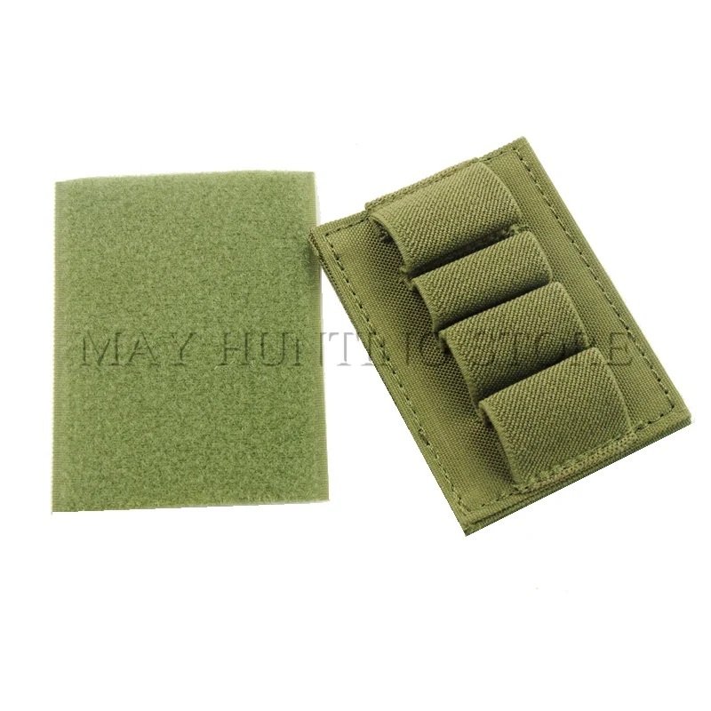 Tactical Shotgun Shell Ammo Holder Vest Bags Attachment 4 Round Shotgun Bullet 12 Gauge Holder Cartridge Pouch Pack view 3