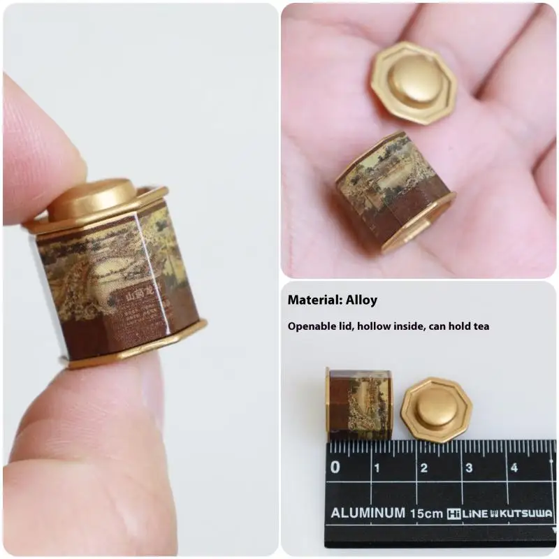 Doll House Coffee Can Tea Can Model Simulation Item Ornament Model Miniature Mini Toys Doll House Furniture Accessories