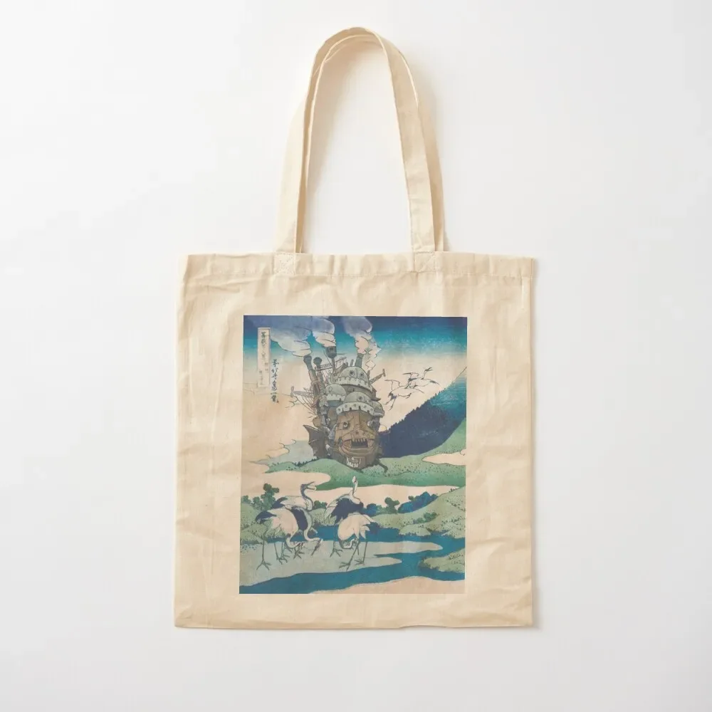 Howl's castle and japanese Tote Bag Candy bags Canvas shoulder bag tote bag women Big women