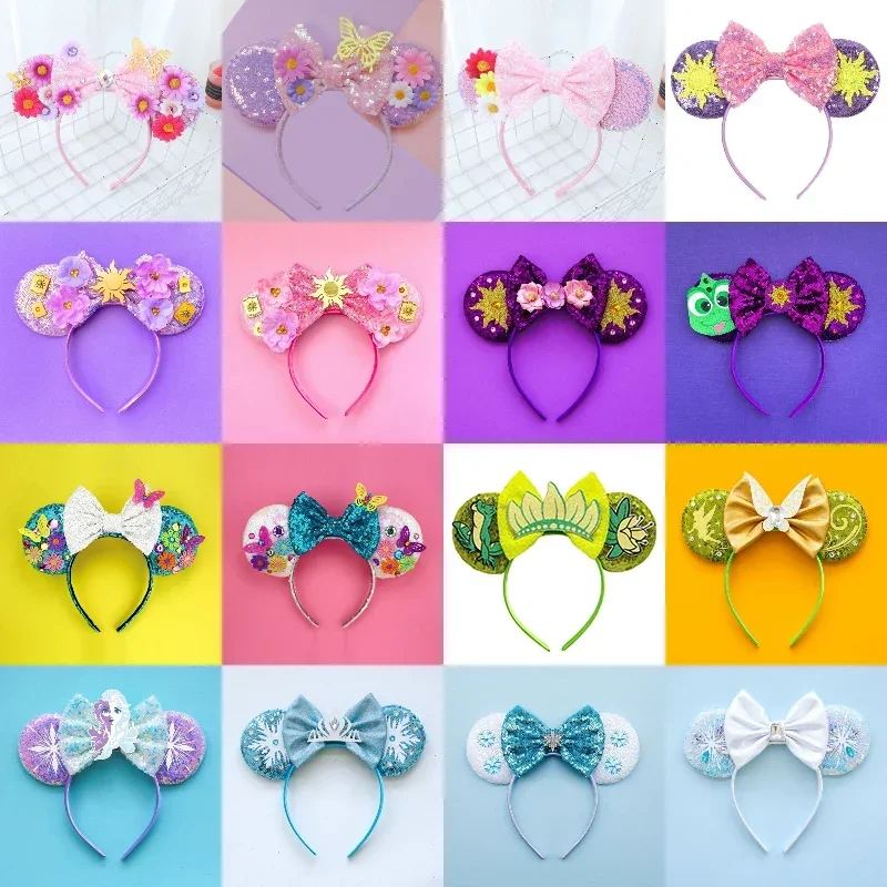 Disney Mummy Mickey Mouse Ears Headbands Girls Halloween Hairband Kids Cartoon Mumiai Minnie Hair Accessories for Women Festival