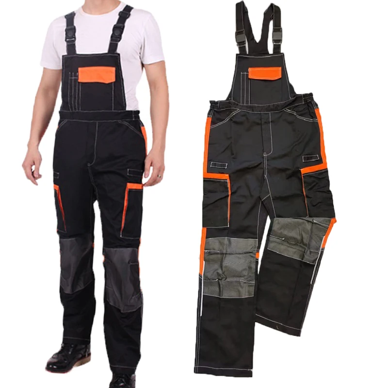 

Men's Cargo Pants Work Overall Workwear Bib Overall Twill Multi Pocket Working Mechanic Coverall Working Uniforms Work Jumpsuits