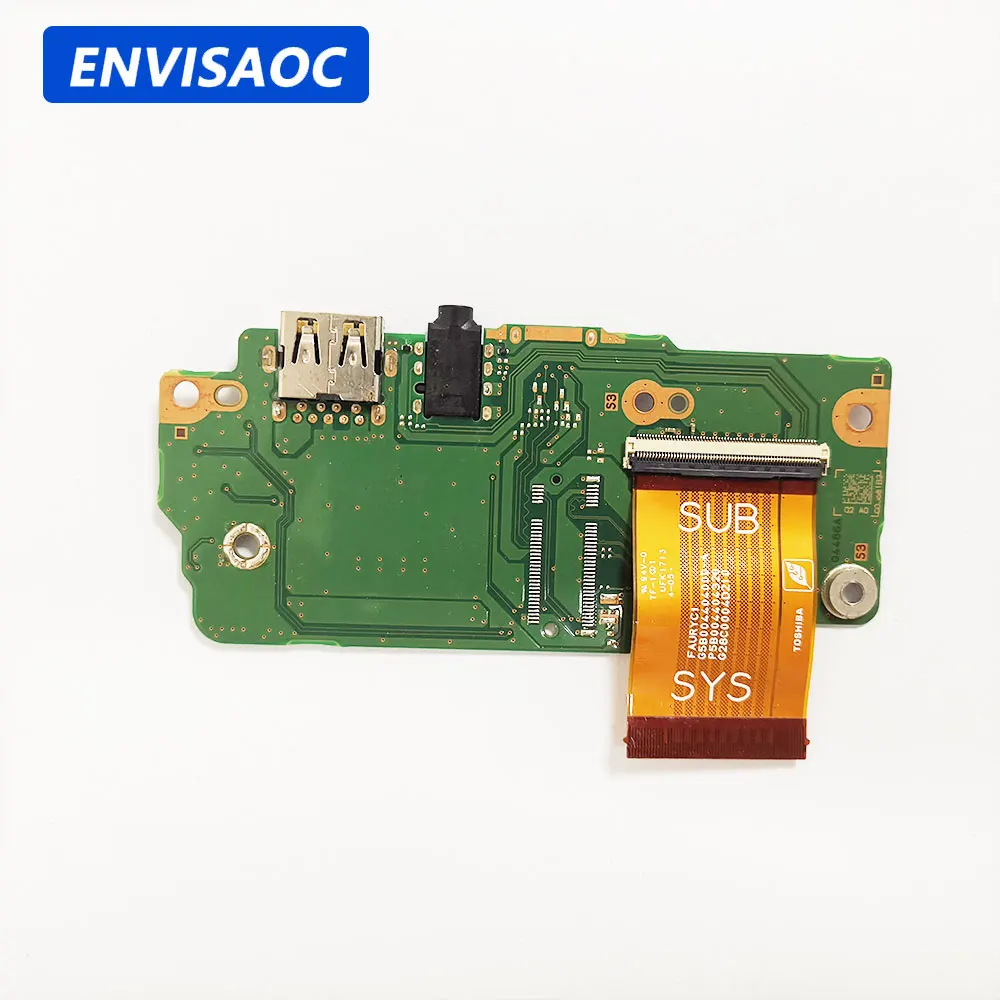 For Toshiba Portege X30-E X30-F X30-G Ultrabook Laptop USB Audio Headphone Jack Port Board Cable FURRCN1 A4486A G4486A G4407A
