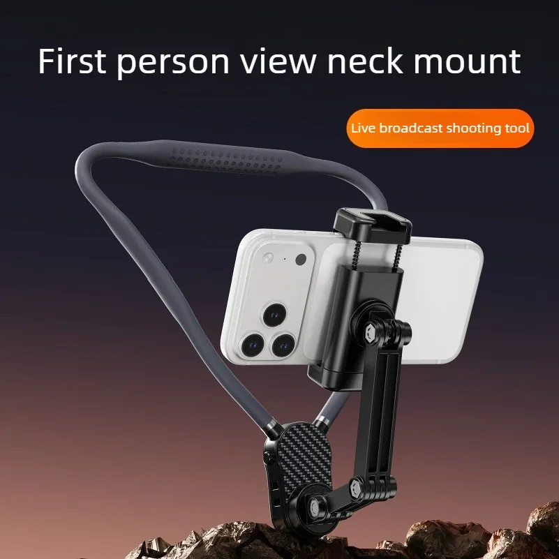 

Silicone Magnetic Neck Halter Mobile Phone Holder for IPhone 16 15 14 13 for Huawei for Samsung FOR Xiaomi Selfie Stand Bracket