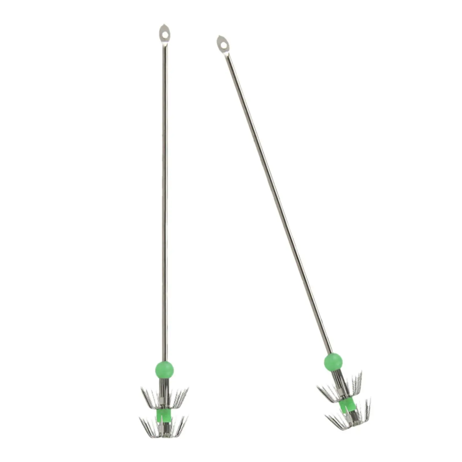 2 sztuki haczyków wędkarskich do kałamarnic ze stali nierdzewnej