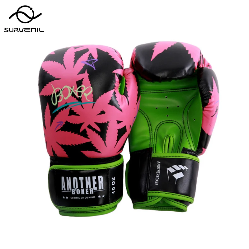 Muay Thai Sparring Gloves Pink Boxing Gloves Women Men Kids Cage Fight Sandbag Punching MMA Kickboxing Gloves Guantes De Boxeo