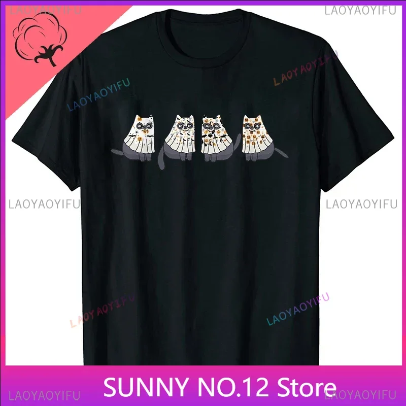 Funny Halloween Pumpkin Graphic 100&Cotton T Shirt Women Summer Casual Female Print for Lady Short Sleeve Y2k Top Harajuku