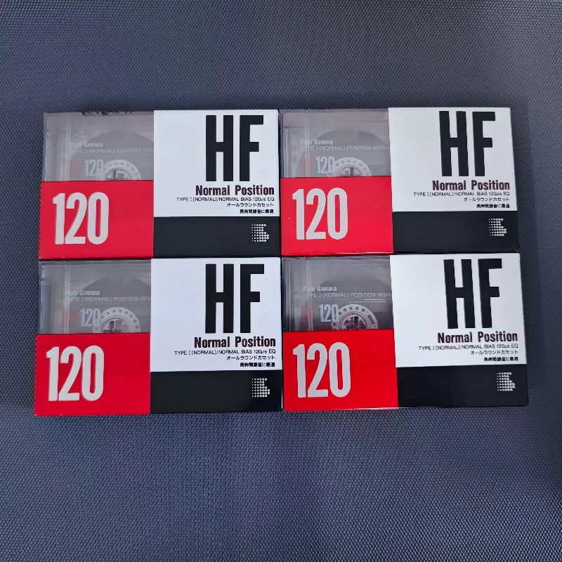 for SONY HF120 120 Minutes Blank Cassette Tape Type‑I Normal Position Unopened Japan 1pcs