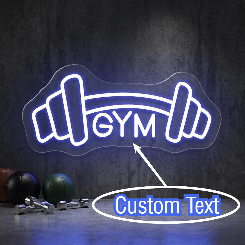Home Gym Names - Custom Home Gym Neon Sign LED