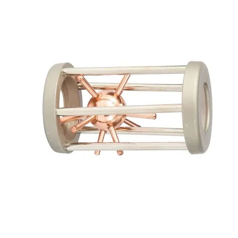 Sting Cage (Gold) Lock Classical Lock Puzzle 3D Unlock Interlocking Metal IQ Test Mind Game Toys Puzzle Unlocking Toys For Kids