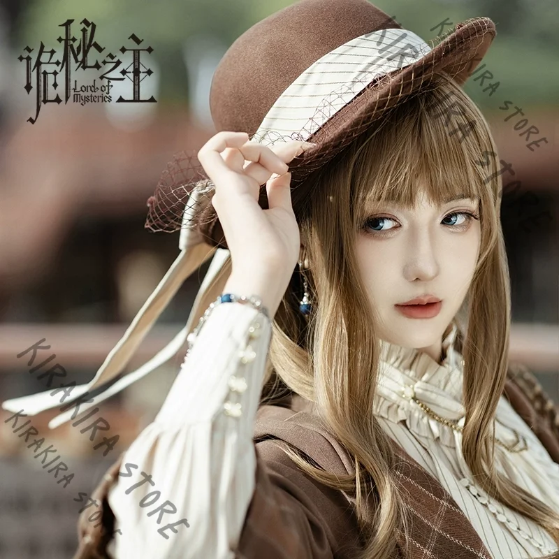 

Fors Wall Official Genuine Peripheral Classical Mesh Domed Top Hat Lord of Mysteries Limited Legal Edition Billycock Homburg