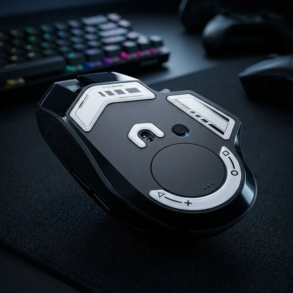 Tempered Glass Mouse Feet Stickers For Logitech G502X For Plus Smooth Movement Replacement Wired Wireless Mouse Stickers