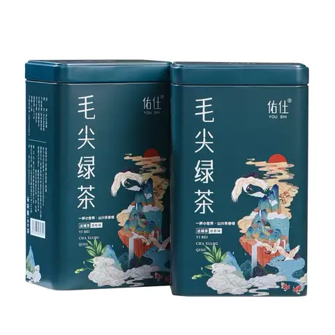 Premium Tieguanyin, Da Hong Pao, Jasmine Tea, Green Tea, Black Tea, Oolong Tea  Aluminum Cans & Bucket Tea Packaging Boxes