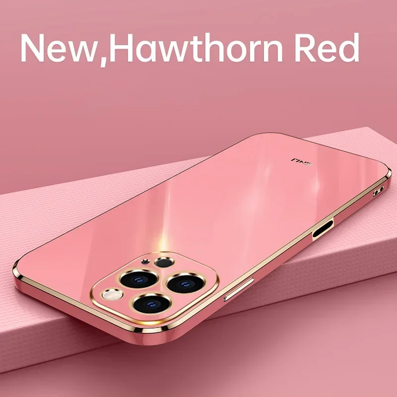 Untuk IPhone 16 Pro Max Case Cover untuk IPhone 16 Pro Max Kualitas Tinggi Lembut TPU Anti-sidik Jari Kamera Perlindungan Case Cover