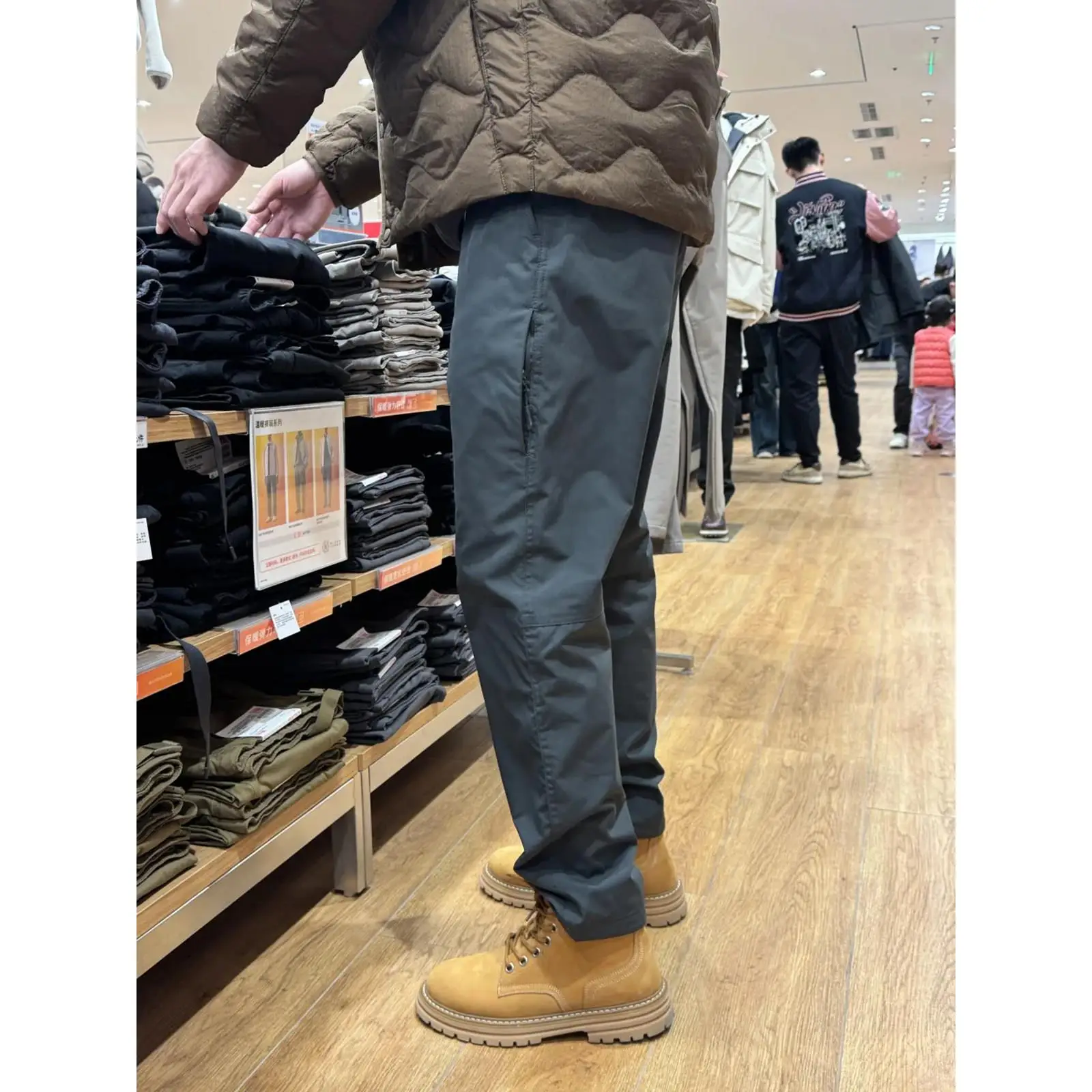 

Мужские повседневные брюки: ветрозащитные, водонепроницаемые, трехслойные, мягкие, прямые, для весны и осени, спортивные, фасон «сигареты»