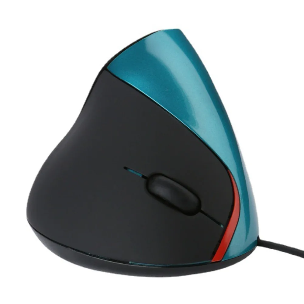 

1600DPI Vertical Mouse Vertical Shape Wrist Rest USB Wired Mouse Photoelectric Ergonomic Design Computer Mice Desktop Computer