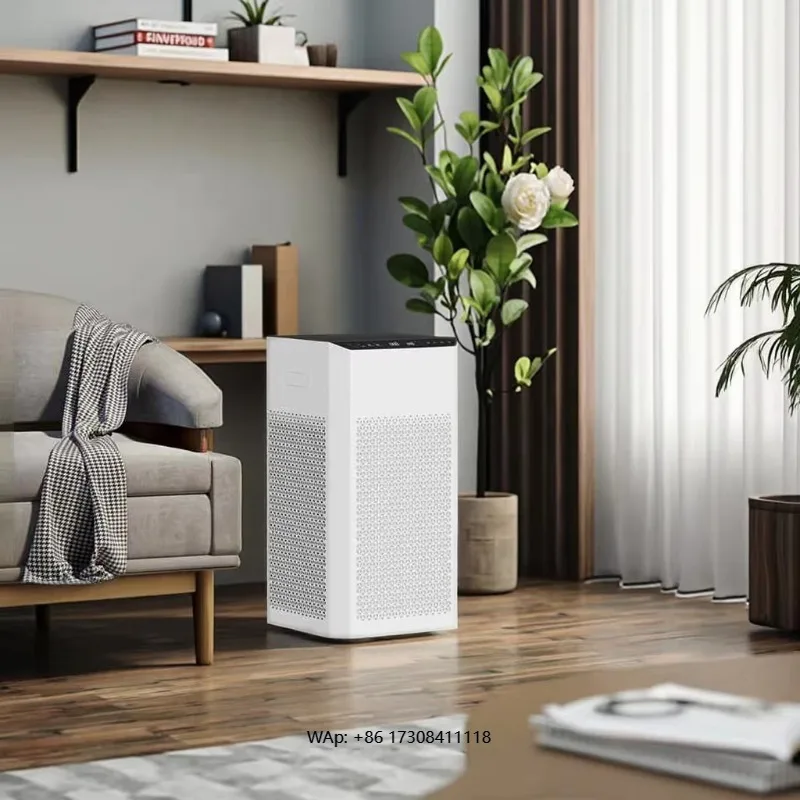 Electric Pet Air Purifier with H13 Activated Carbon Filter & Negative Ion Made of Plastic Material EU/US Plug Included