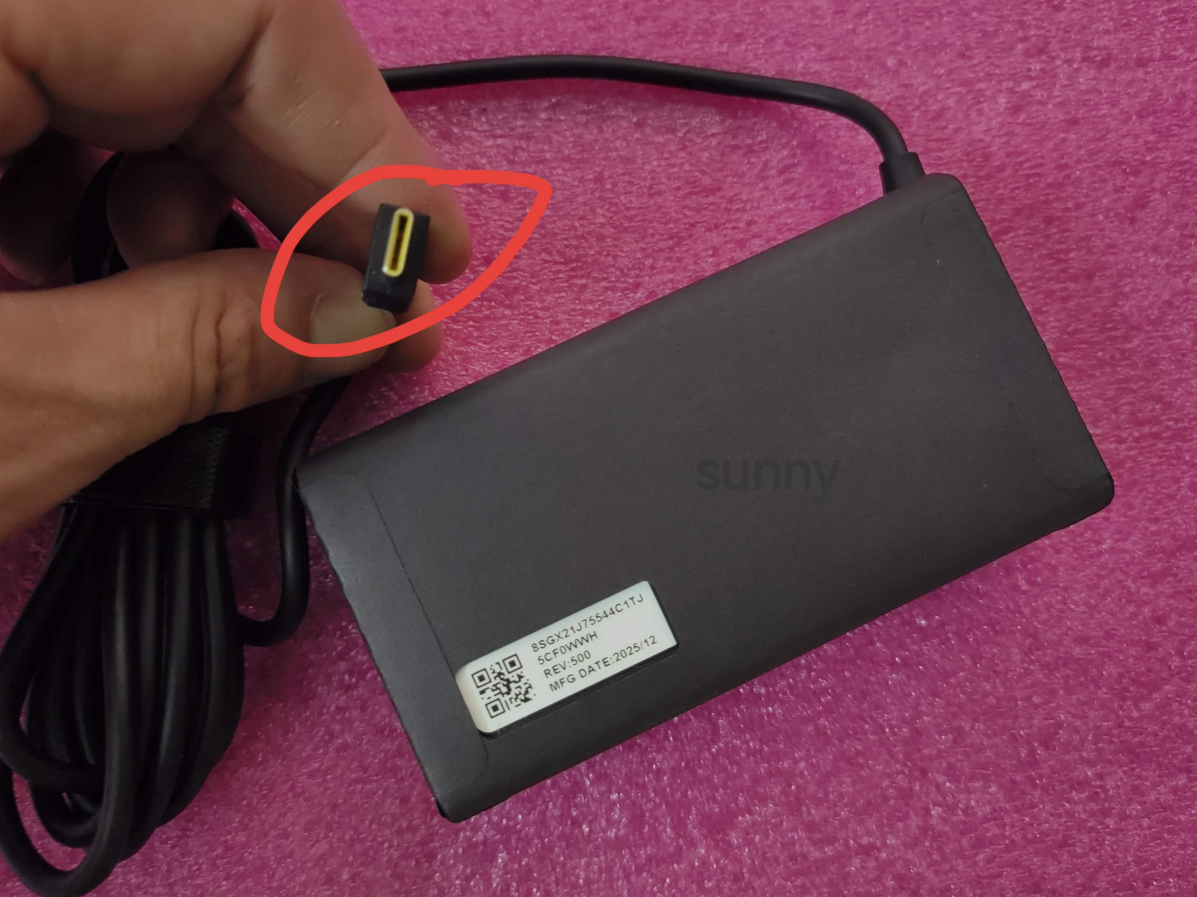 

NEW OEM 20.0V 5.0A TYPE-C 100W Adapter 8SGX21J75544C1TJ 5CF0WWH For Lenovo 4X21M37473N 4X21M37469 Thinkpad Carbon x1 5th 6th Gen