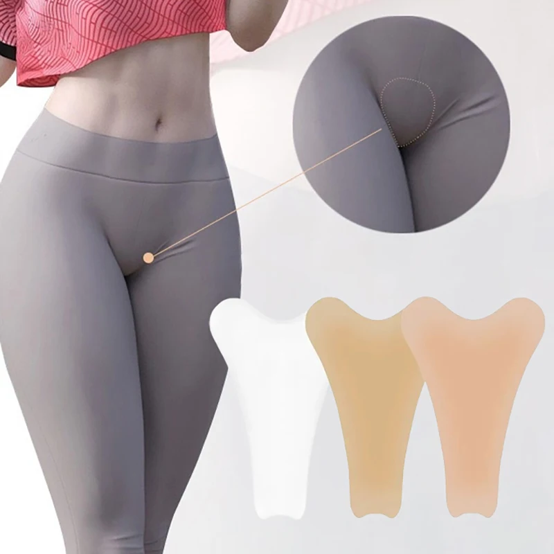 1Pcs Women's Panties Silicone Camel Toe Concealer For Women Cover Feminine Lines Vagina Traceless Invisible Adhesive Concealer