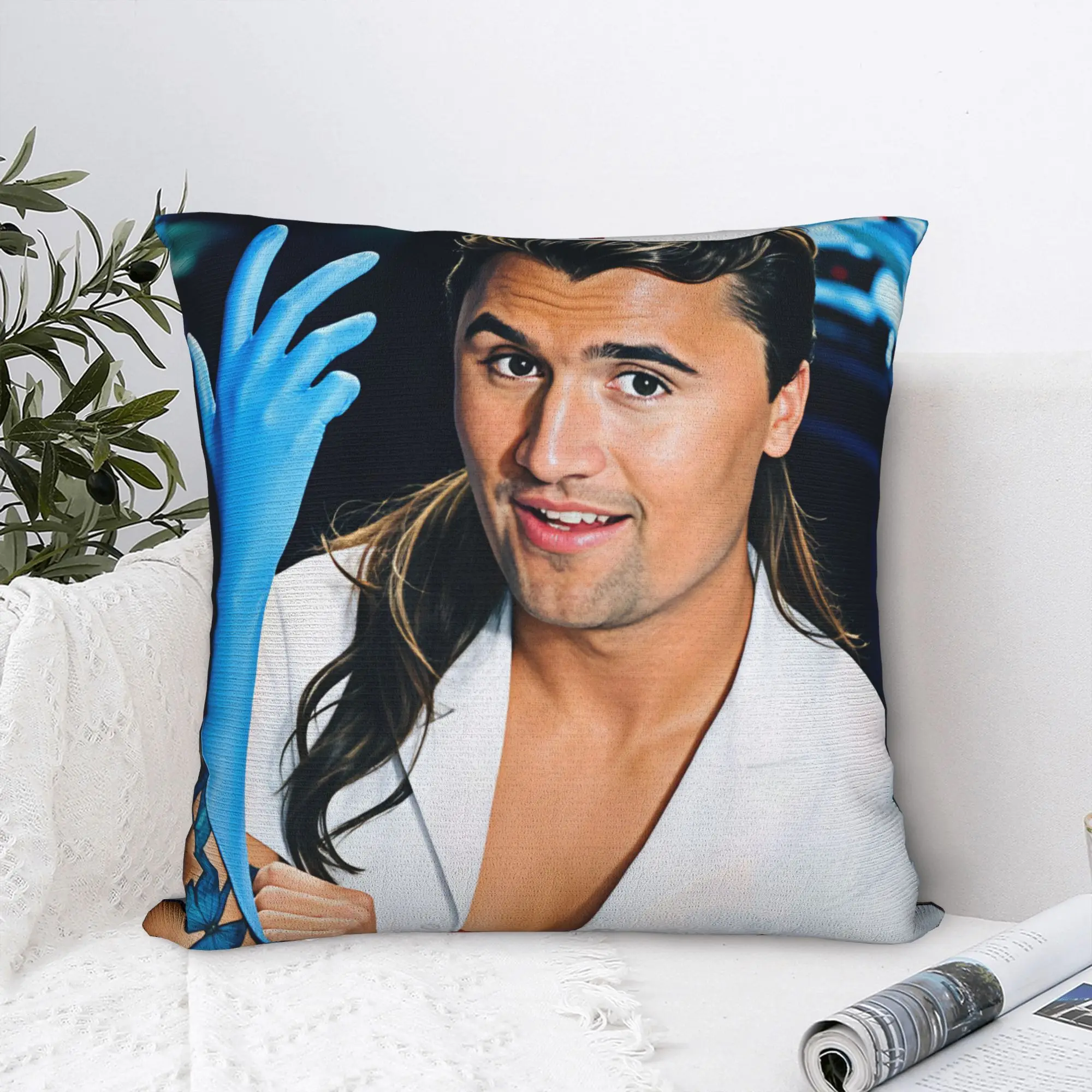 Charlie Kirk Blinkes 182 Nurse Cosplay Meme Pillow Case  Fashion Pillow Cover Square Pillowcases For Sofa Couch Bed Living Room