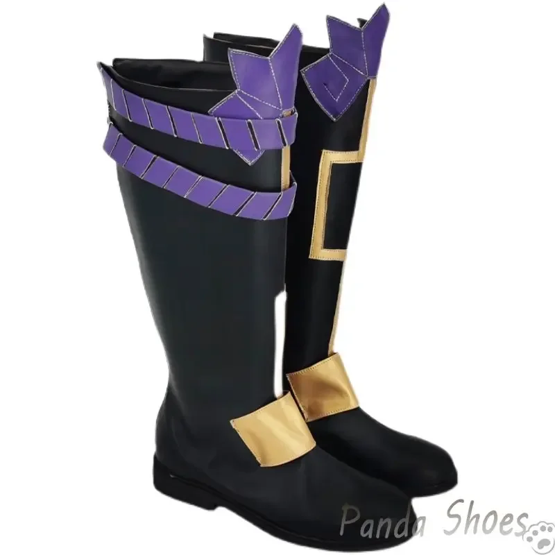 Genshin impact xiao cosplay schuhe comic anime spiel cos lange stiefel xiao cosplay kostüm prop schuhe für con halloween party