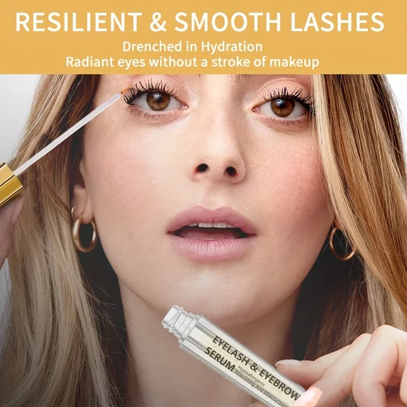 Crescita del siero per ciglia Essenza naturale per estensione delle ciglia e delle sopracciglia Crea allungamento delle ciglia spesse Siero nutriente per le sopracciglia